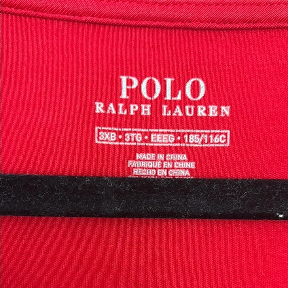 🦸♂️Big & Tall Polo Ralph Lauren Vibrant Red/ black Jacket - Picture 2 of 5